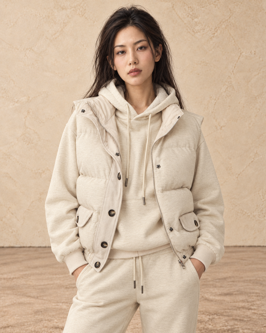 Textured Three-Piece Set