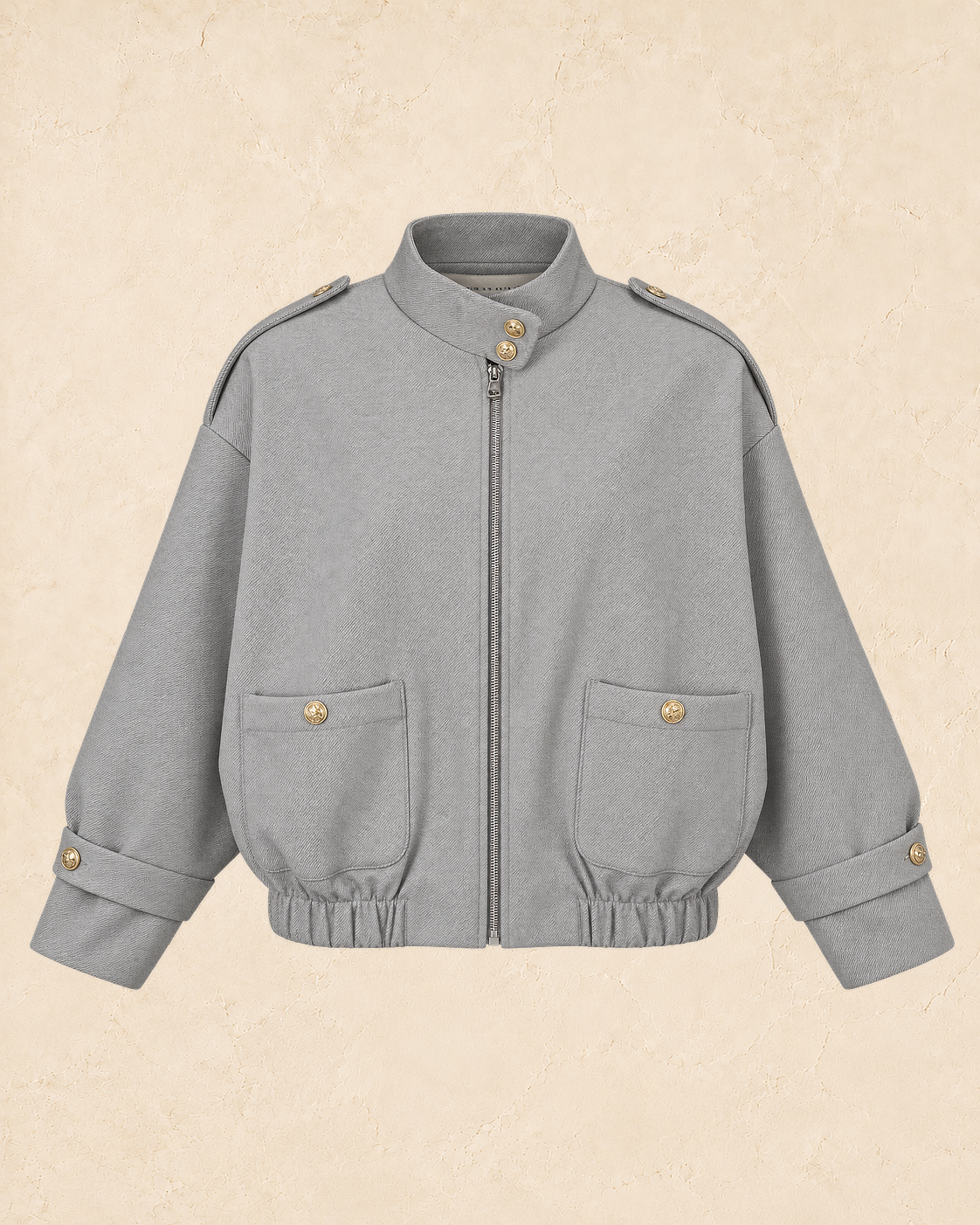 High Collar Short Coat