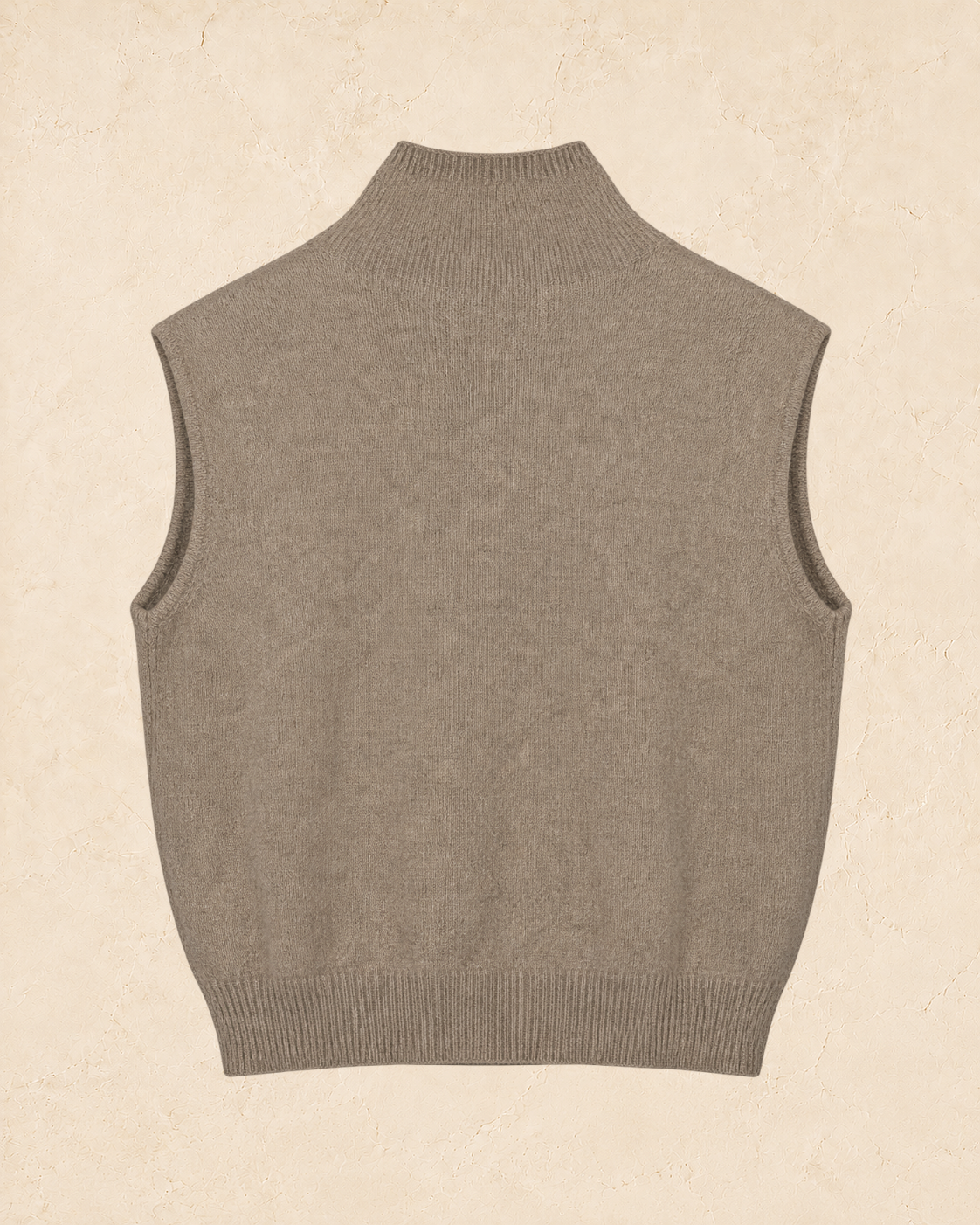 Button Front Knit Vest