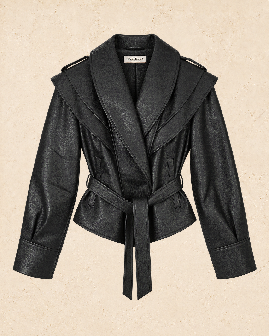 Onyx Belted Blazer