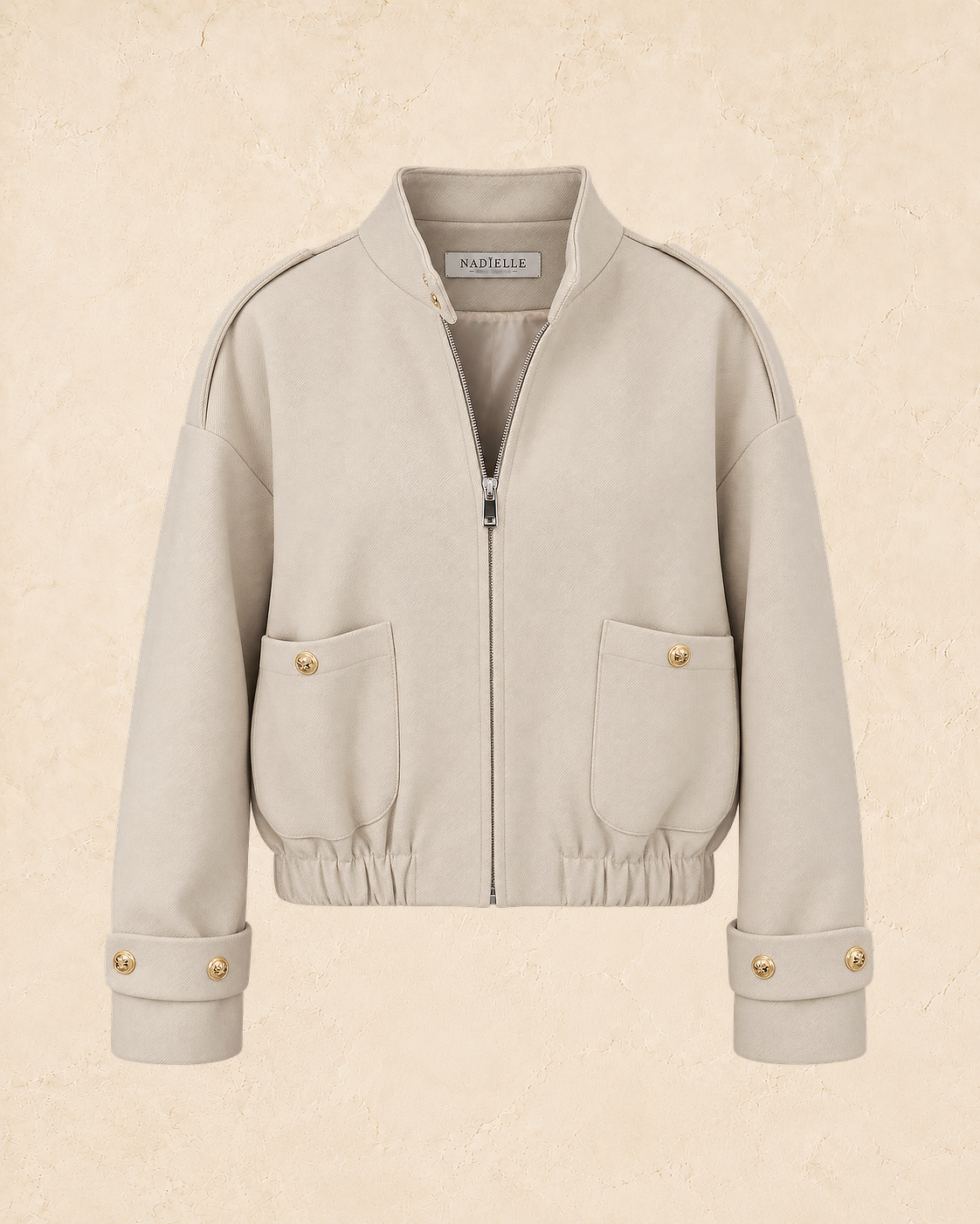 High Collar Short Coat